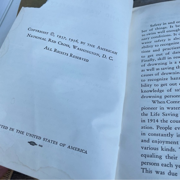 Vintage Red Cross Swimming & Diving Life Saving Water Safety books - Picture 4 of 9